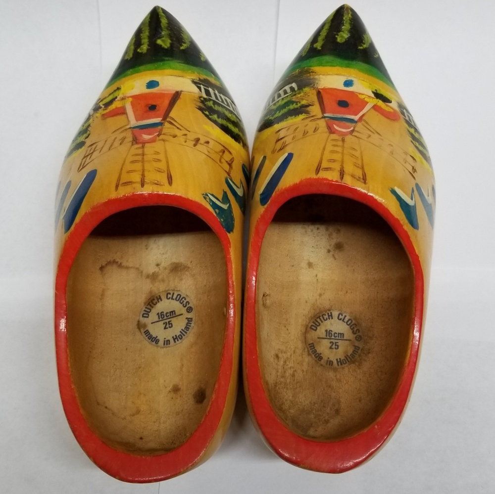 Dutch Wooden Shoes Clogs Made in Holland Handpaint